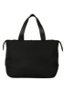 Padded Re-Nylon Tote Bag, £495, Handbags, Black, Polyester (Polymer), Back view
